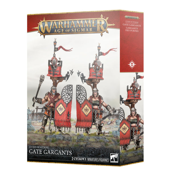 Games Workshop Warhammer Age Of Sigmar Cities Of Sigmar Gate Gargants Plastic Box 86-53