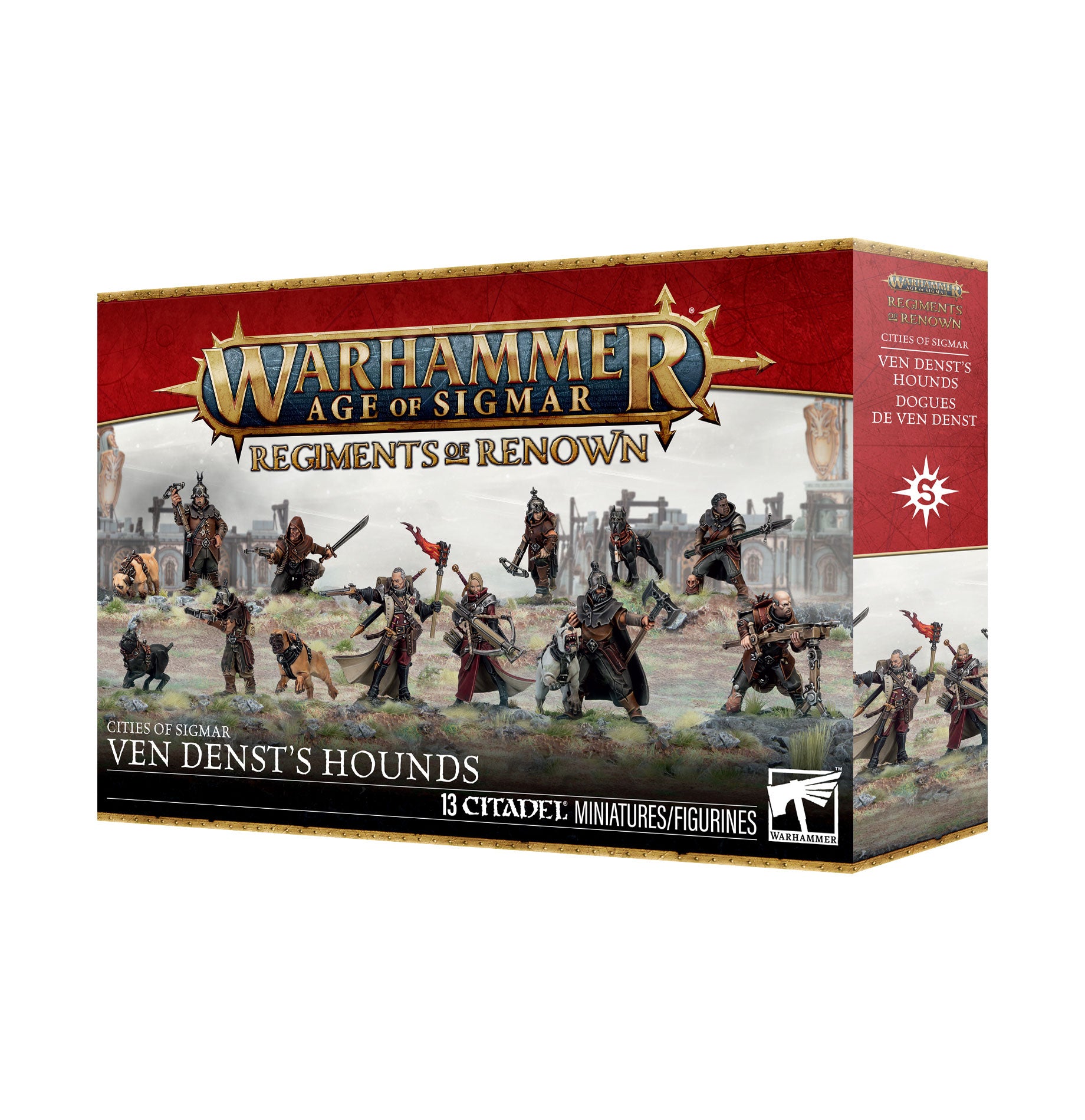 Games Workshop Warhammer Age Of Sigmar Cities Of Sigmar Ven Denst'S Hounds Plastic Box 86-90
