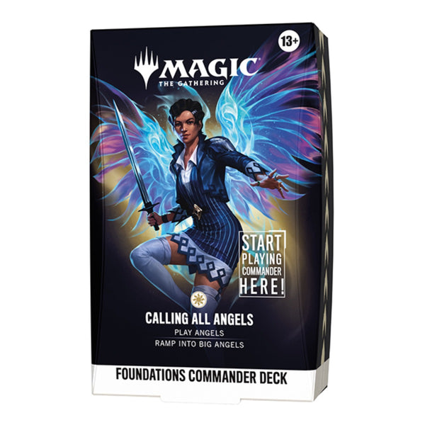 Magic The Gathering: FDN Foundations Calling All Angels Commander Deck