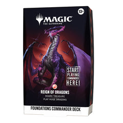 Magic The Gathering: FDN Foundations Reign of Dragons Commander Deck