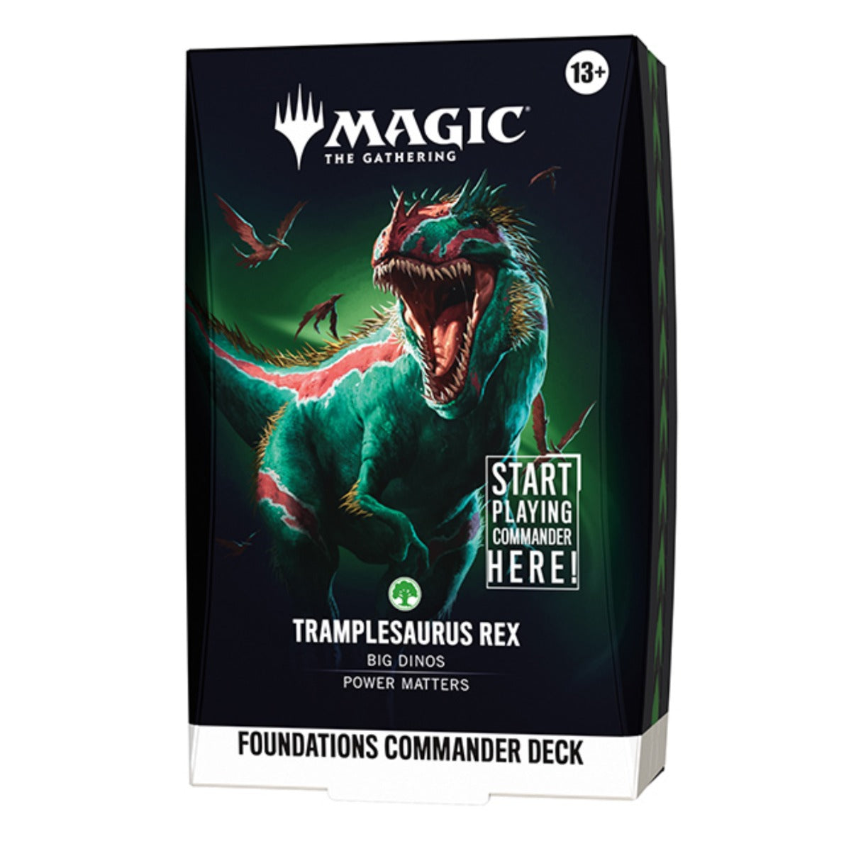 Magic The Gathering: FDN Foundations Tramplesaurus Rex Commander Deck
