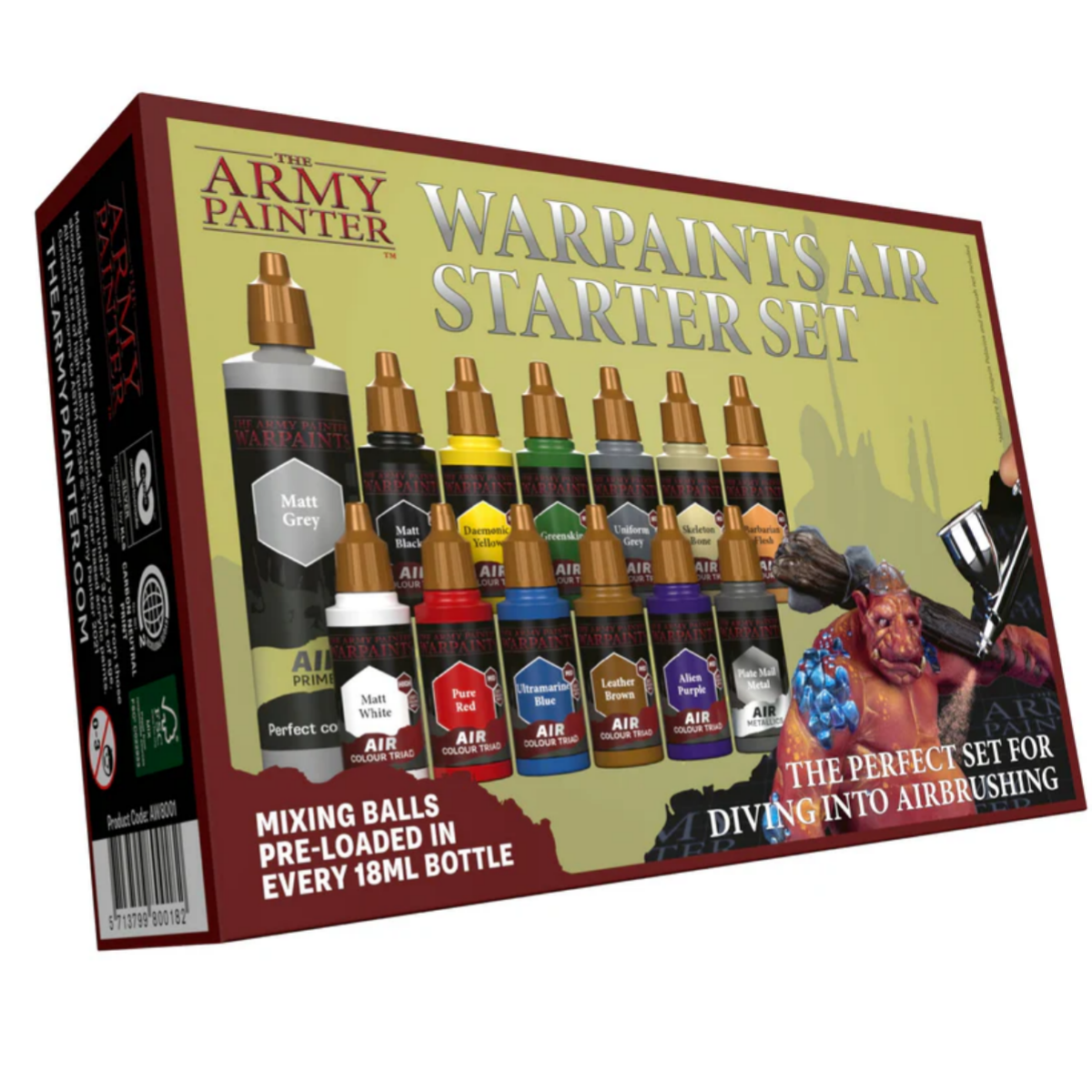 The Army Painter Warpaints Air Starter Set 12 Colours TAPAW8001