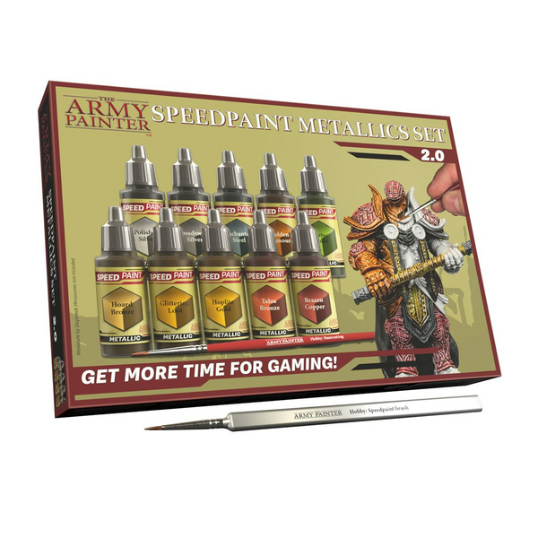 The Army Painter Warpaints: Speedpaint Metallics Set 2.0 TAPWP8062