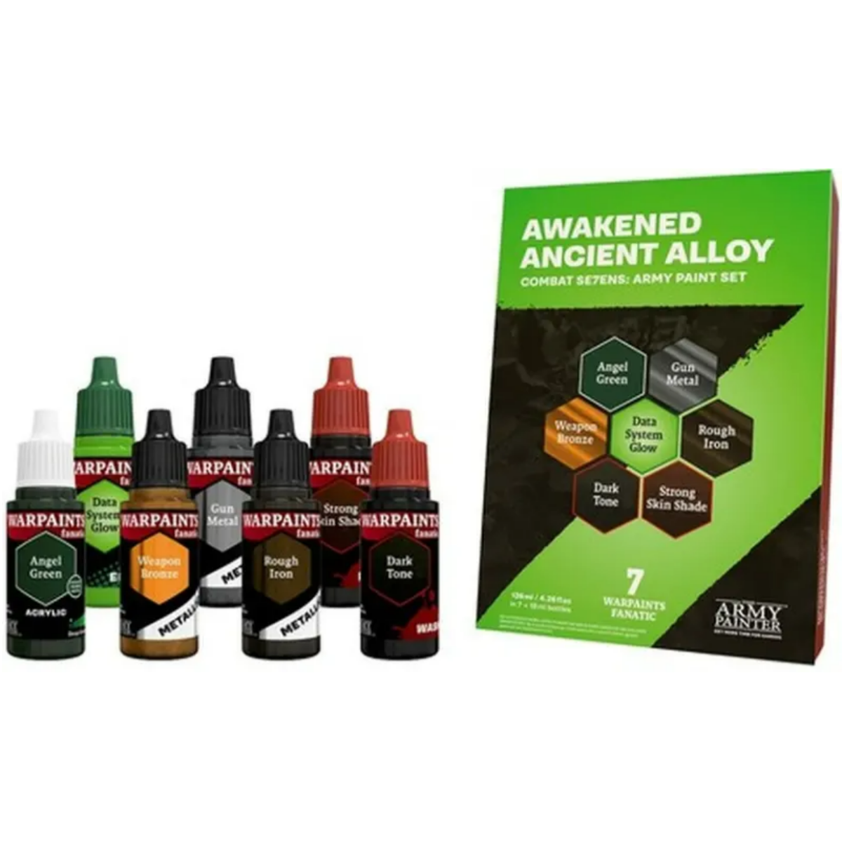 The Army Painter Combat Se7Ens: Army Paint Set Awakened Ancient Alloy TAPWP8121
