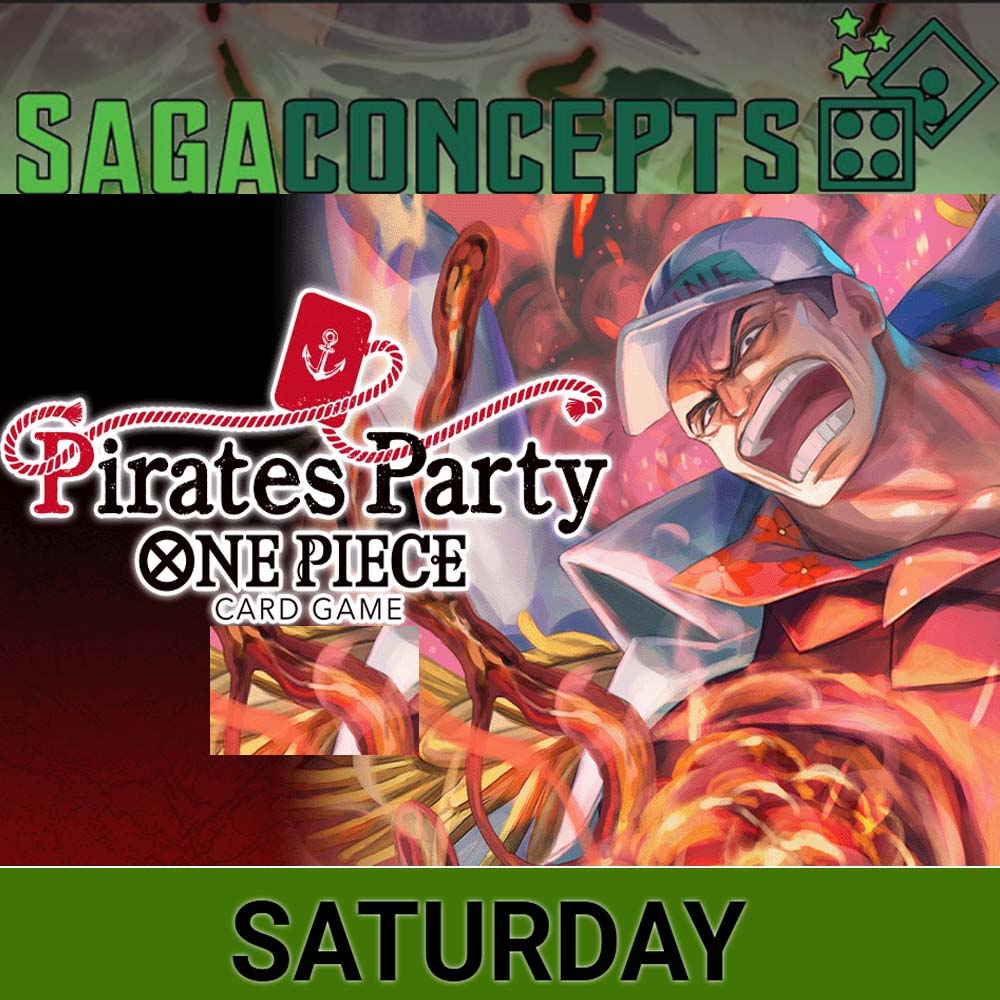 06/13/2026 Sat One Piece TCG - Pirate Party - Saturday at 3pm - 8 seats Tournament