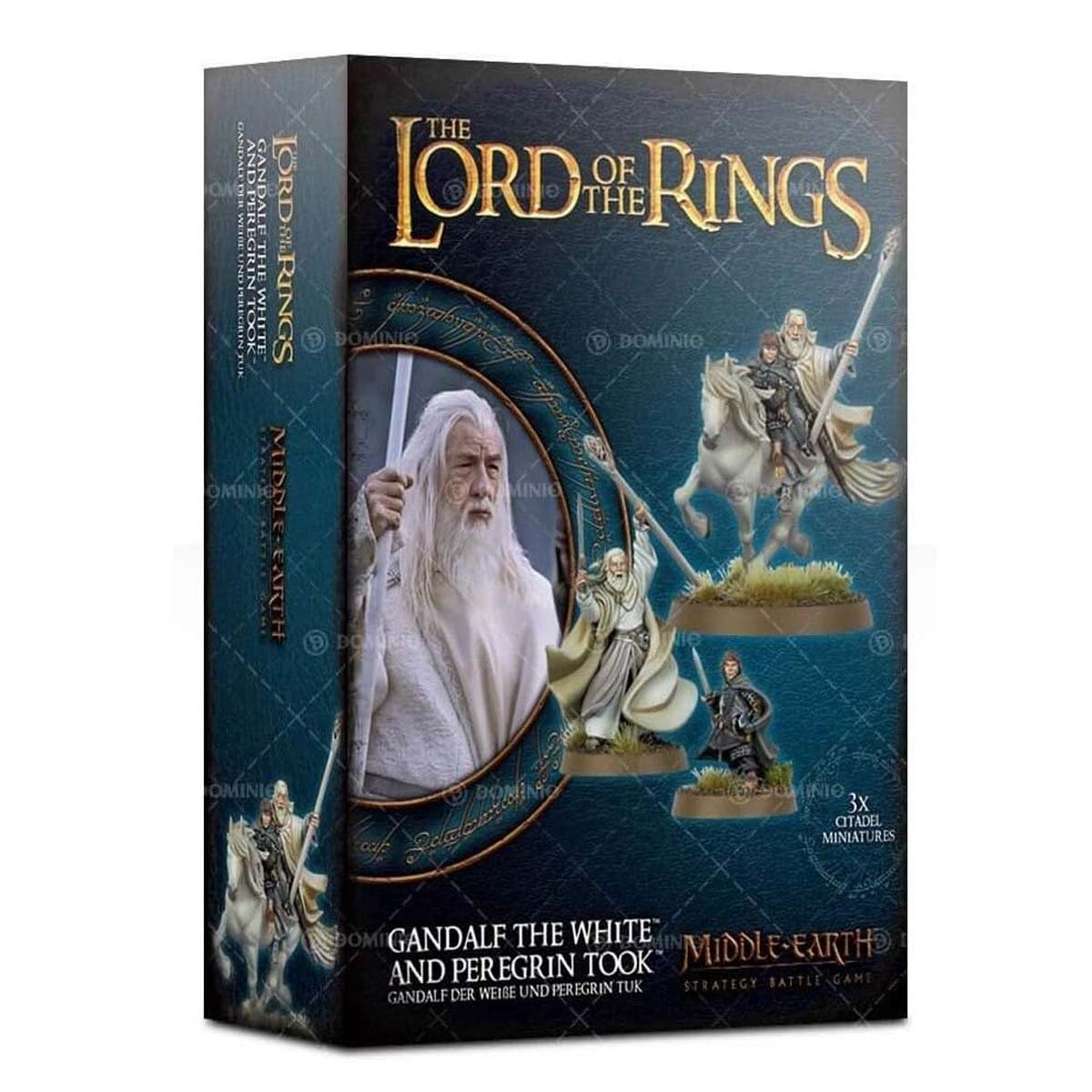 Games Workshop Middle Earth The Lord of the Rings Gandalf the White and Peregrin Took 30-40