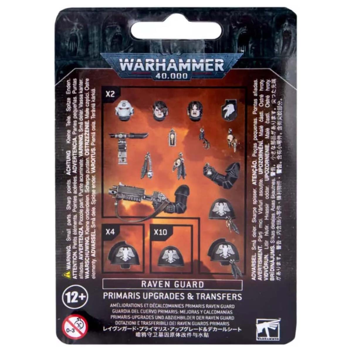 Games Workshop Warhammer 40K Raven Guard Primaris Upgrades & Transfers 55-13