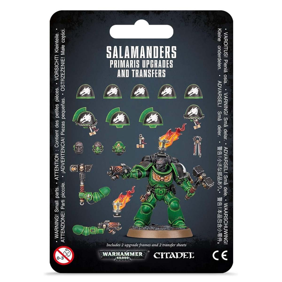 Games Workshop Warhammer 40K Space Marines Salamanders Primaris Upgrades and Transfers 55-16