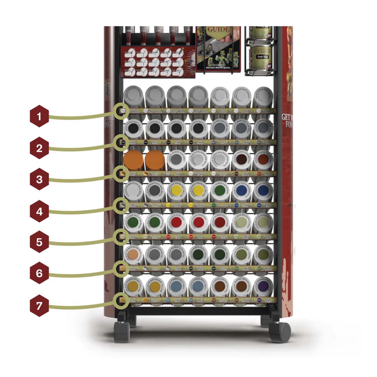 The Army Painter Color Primer Rack Upgrade Box Spray CP3035