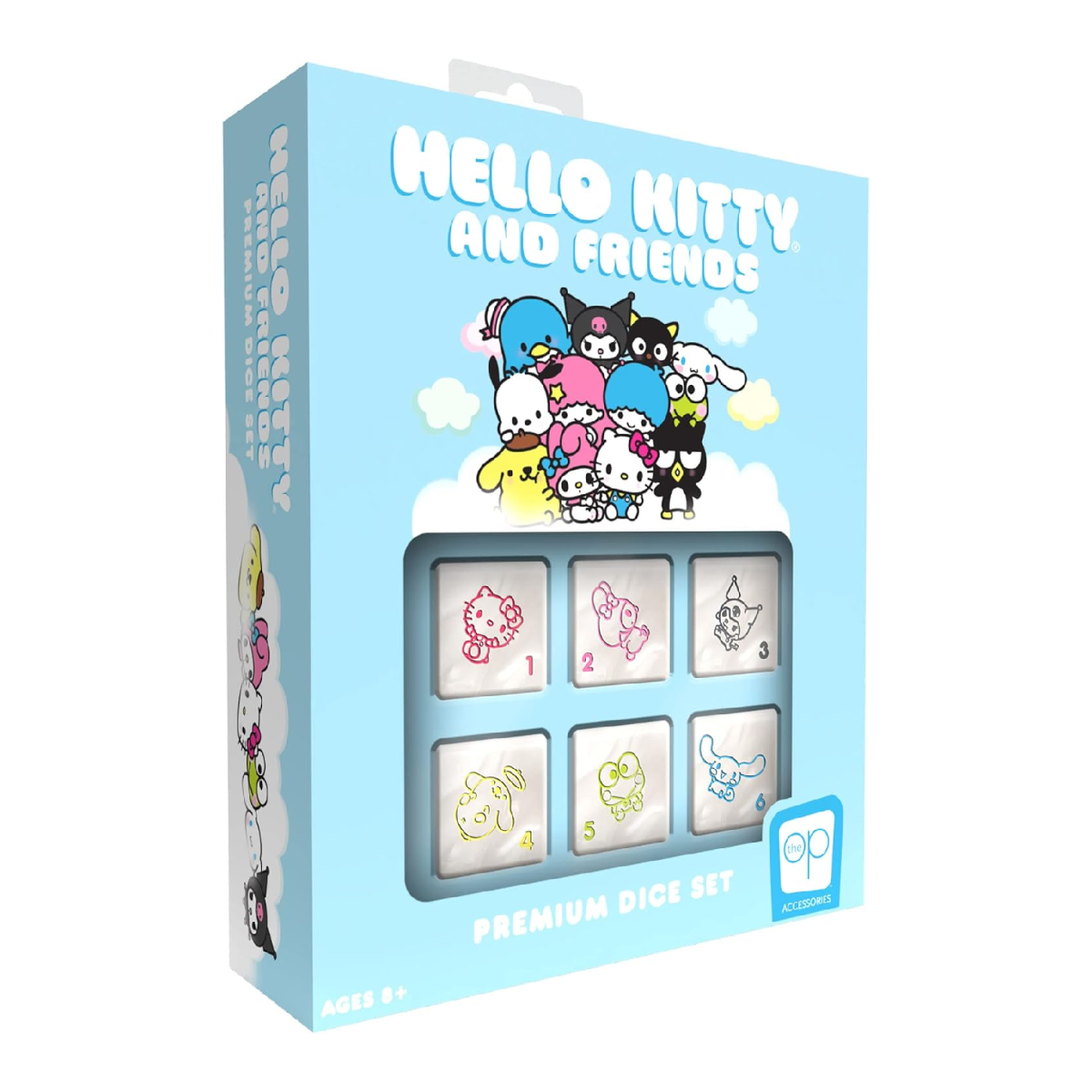 The OP Games USAopoly Hello Kitty Premium Dice