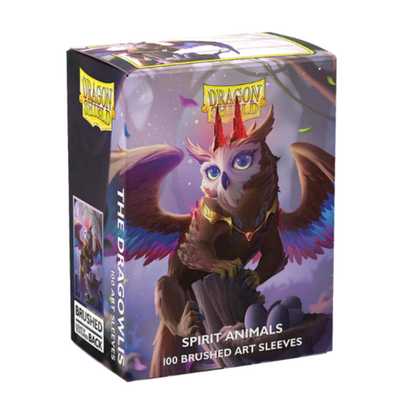 Dragon Shield Standard Brushed Spirit Animals The Dragowlis Sleeves Art Limited Edition (100 CT) ATMDSH12132