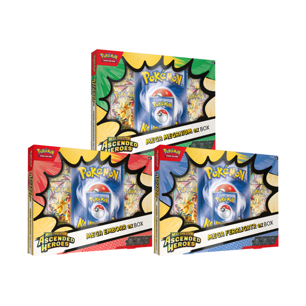 Pokemon Mega Evolution Ascended Heroes Ex Box  Single Pack (Random Selection) PKU10313-1P