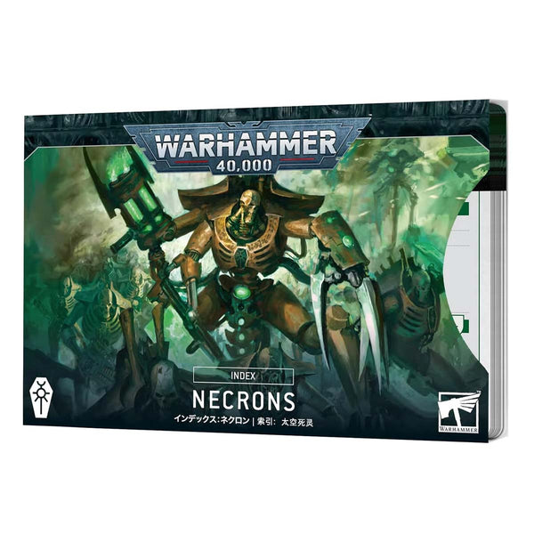 Games Workshop Warhammer 40K Xenos Armies Index Cards Necrons English 72-49