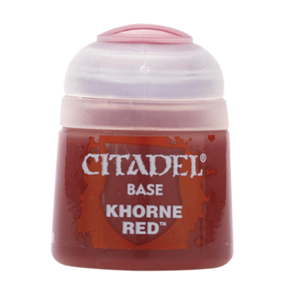 Games Workshop Citadel Base Paint Khorne Red GAW-21-04