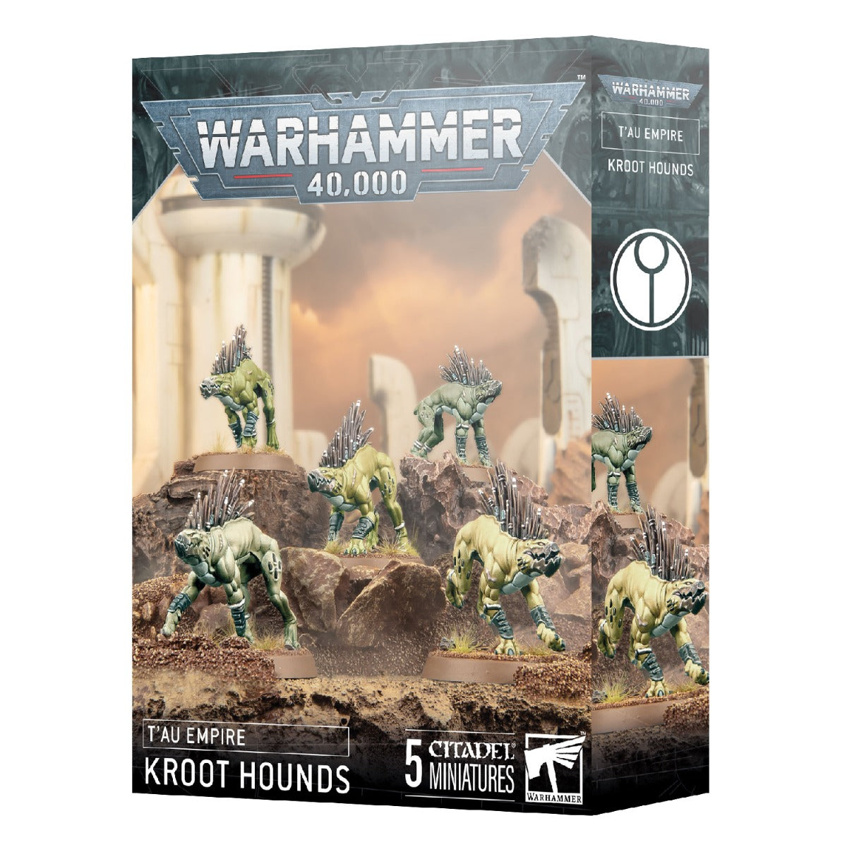 Games Workshop Warhammer 40K T'Au Empire Kroot Hounds Plastic Box 56-58