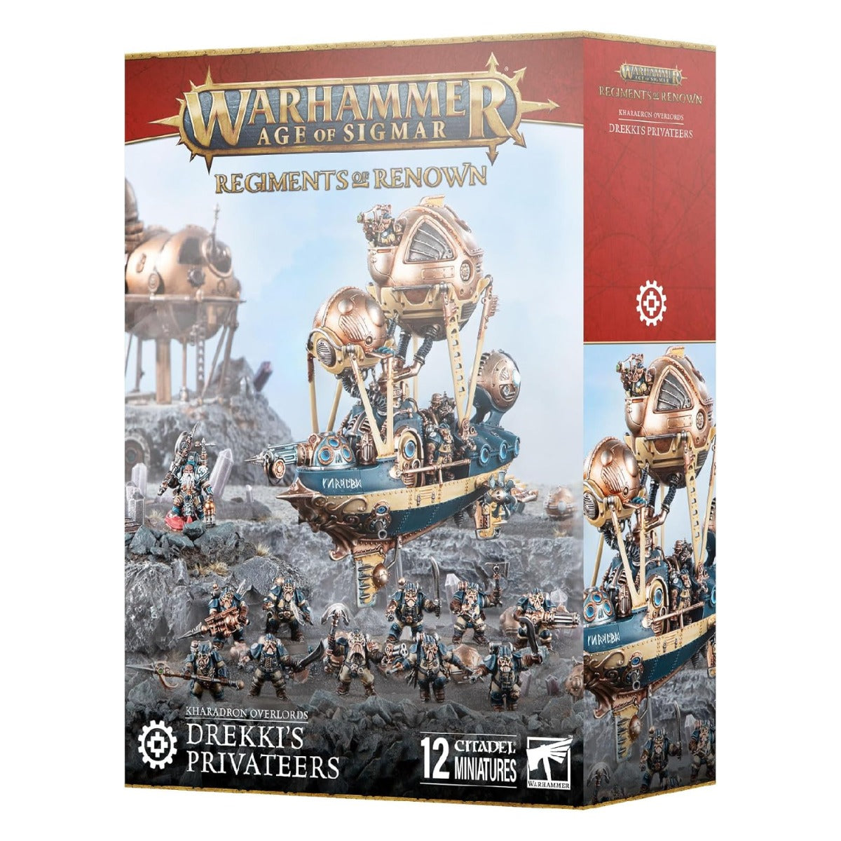 Games Workshop Warhammer Age Of Sigmar Kharadron Overlords Drekki'S Privateers Plastic Box 84-65