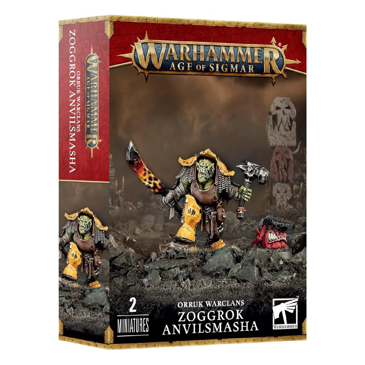 Games Workshop Warhammer Age of Sigmar Orruk Warclans Zoggrok Anvil Smasha 89-62
