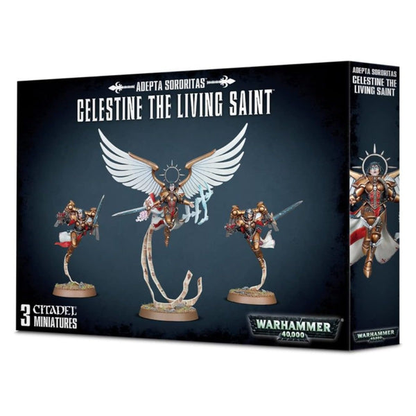 Games Workshop Warhammer 40K Adepta Sororitas Celestine The Living Saint Miniatures 52-58