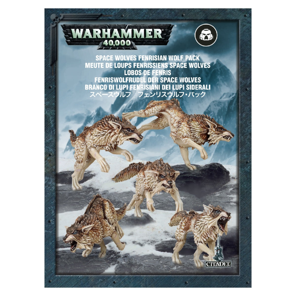 Games Workshop Warhammer 40K Space Marines Fenrisian Wolves 53-10