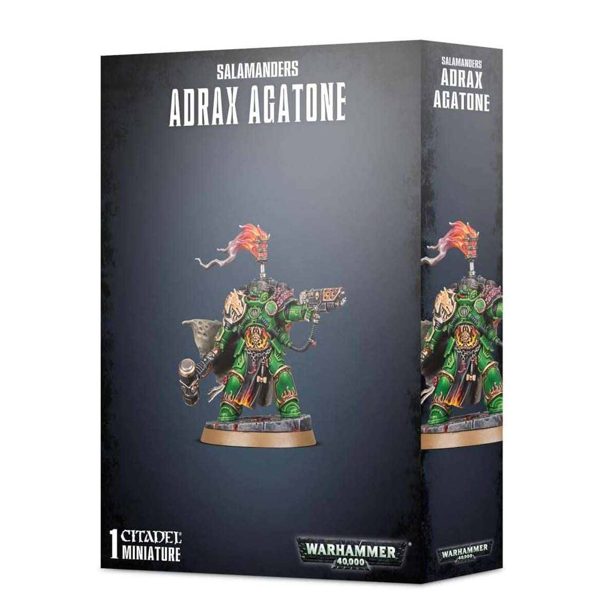 Games Workshop Warhammer 40K Space Marines Salamanders Adrax Agatone 55-17