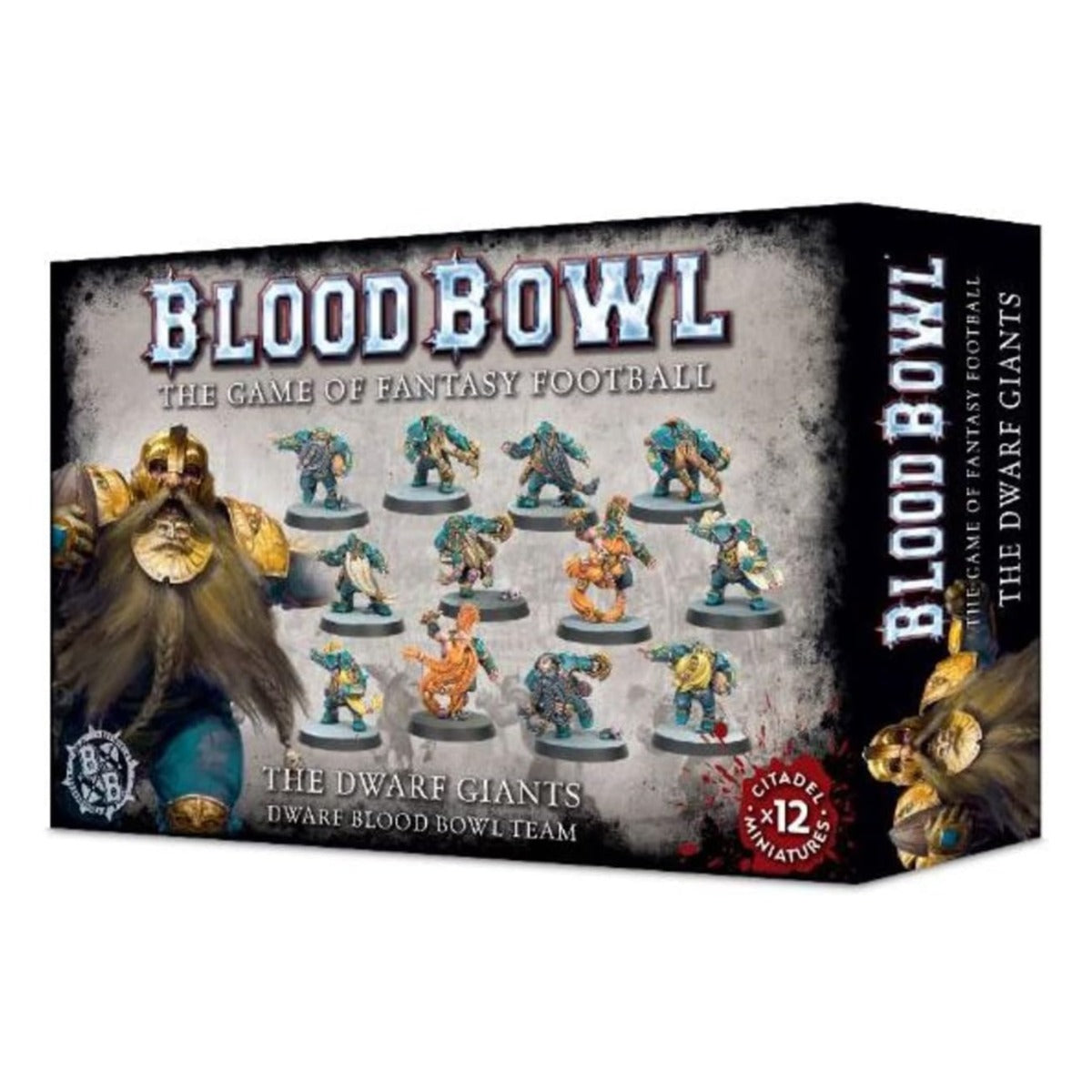 Games Workshop Blood Bowl Team The Game of Fantasy Football The Dwarf Giants Miniature 200-17