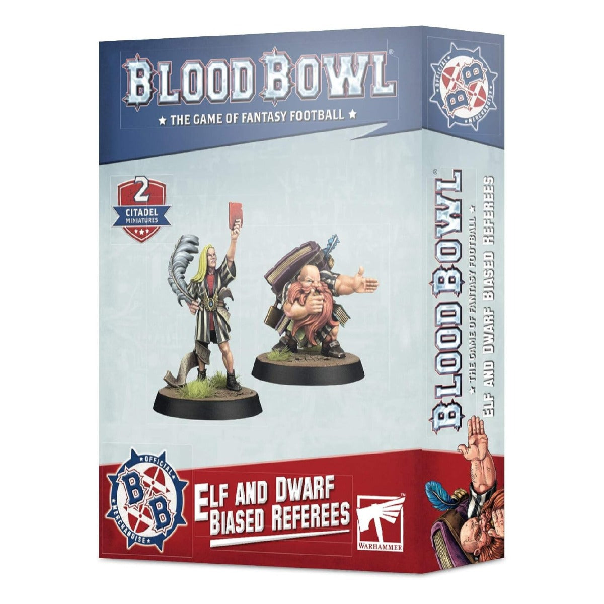 Games Workshop Blood Bowl Elf and Dwarf Biased Referees 202-16