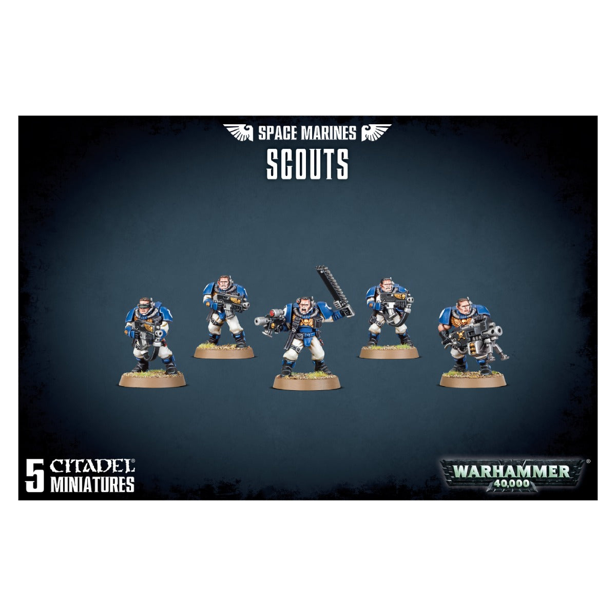Games Workshop Warhammer 40K Space Marines Scouts 48-16