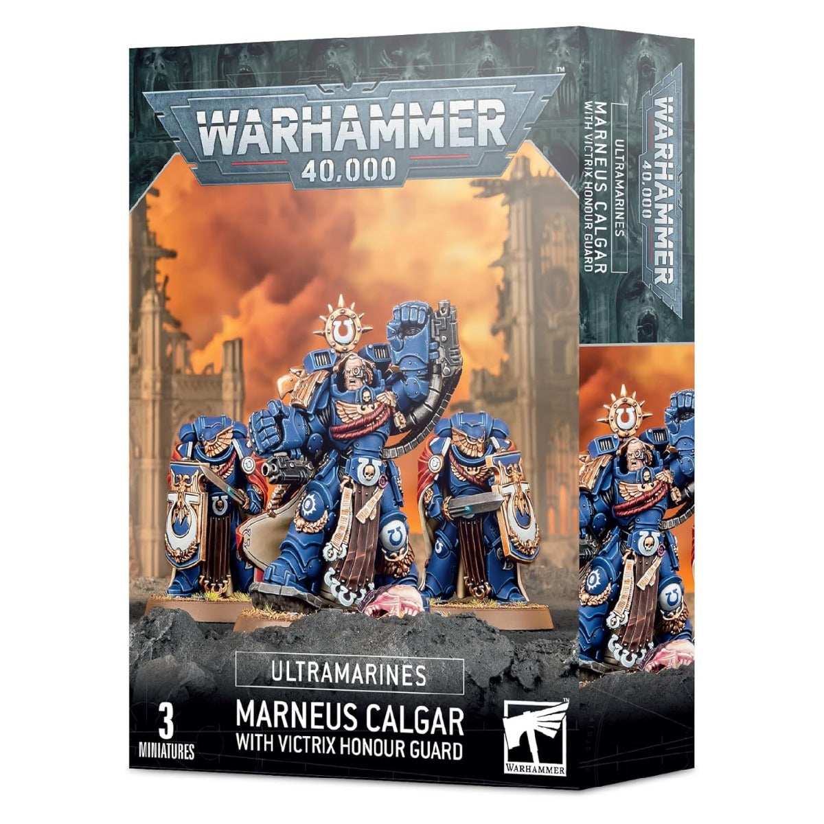 Games Workshop Warhammer 40K Ultramarines Marneus Calgar with Victrix Honour Guard Miniature 55-21