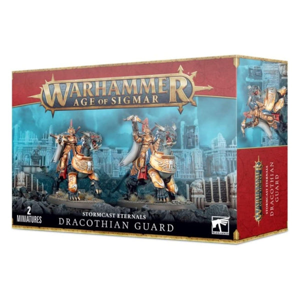 Games Workshop Warhammer Age of Sigmar Stormcast Eternals Dracothian Guard can assembled as Lord-Celestant on Dracoth and Fulminators
Miniature 96-24