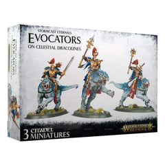 Games Workshop Warhammer Age of Sigmar Stormcast Eternals Evocators on Celestial Dracolines 96-41