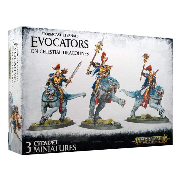 Games Workshop Warhammer Age of Sigmar Stormcast Eternals Evocators on Celestial Dracolines 96-41