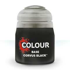 Games Workshop Citadel Base Paint Corvus Black 21-44