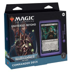 MTG Magic The Gathering CCG Universes Beyond Warhammer 40k Commander Deck Regular Necron Dynasties Mono-Black Single Pack WCMGWH40KCOM-NecronDynasties