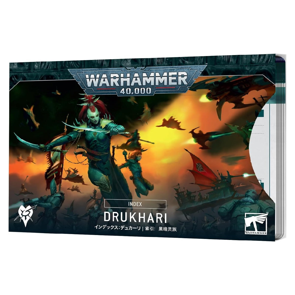Games Workshop Warhammer 40K Xenos Armies Index Cards Drukhari English 72-45