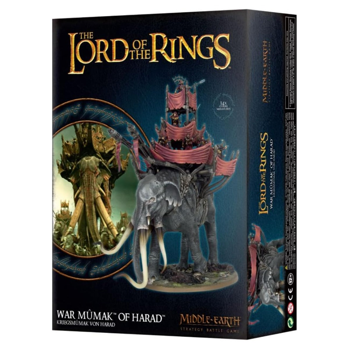 Games Workshop Middle Earth The Lord of the Rings Evil War Mumak of Harad Miniature 30-24