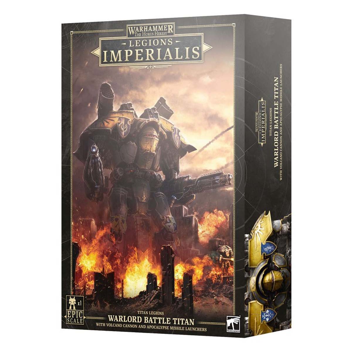 Games Workshop Horus Heresy Legions Imperialis Warlord Titan With Volcano Cannons and Apocalypse Missile Launcher Web Exclusive