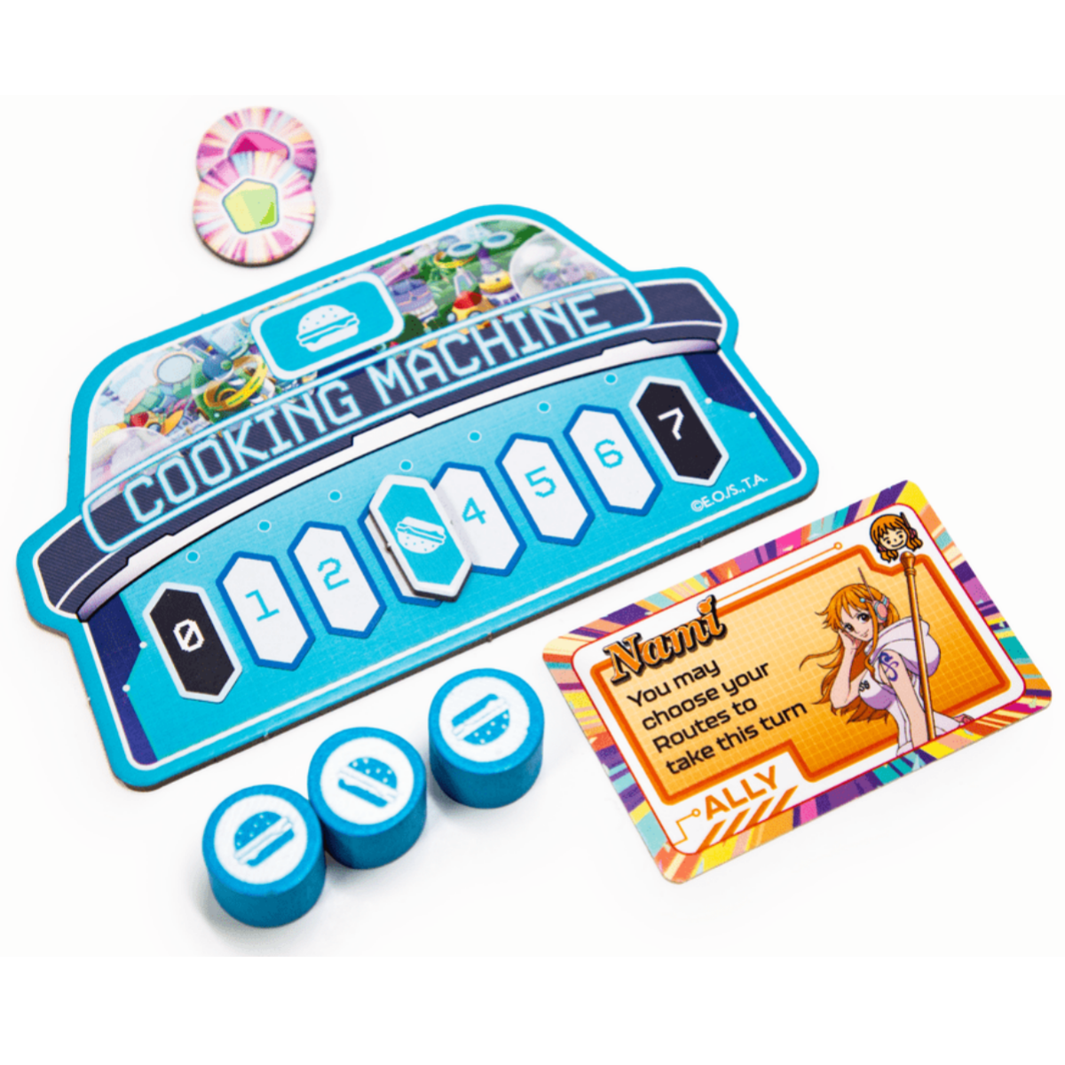 One Piece Escape From Egghead Island Official Anime Strategy Board Game KES3394