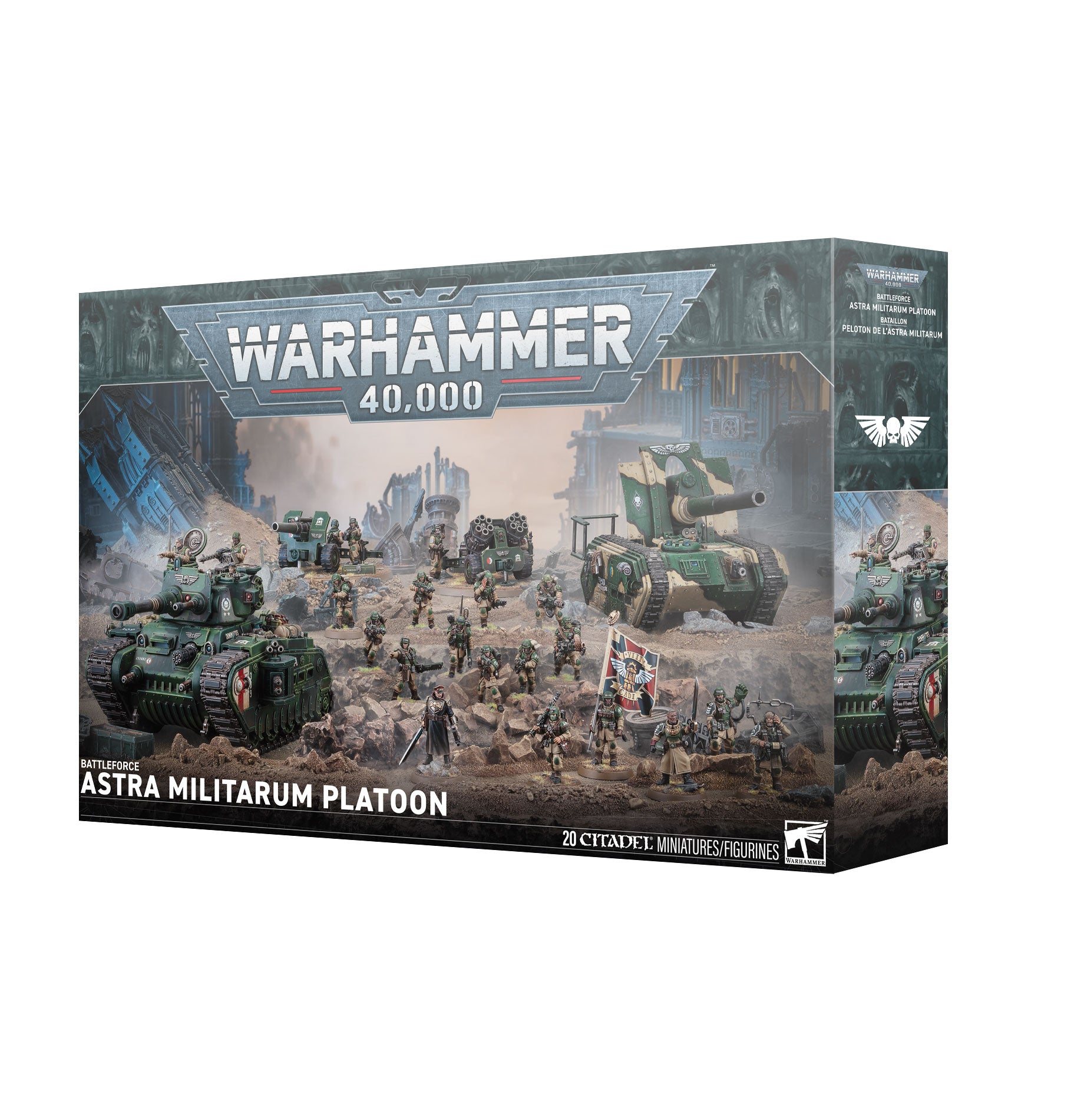 Games Workshop Warhammer 40K Astra Militarum Battleforce Platoon Plastic Box 47-48