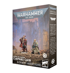 Games Workshop Warhammer 40K Astra Militarum Ciaphas Cain Plastic Box 47-92