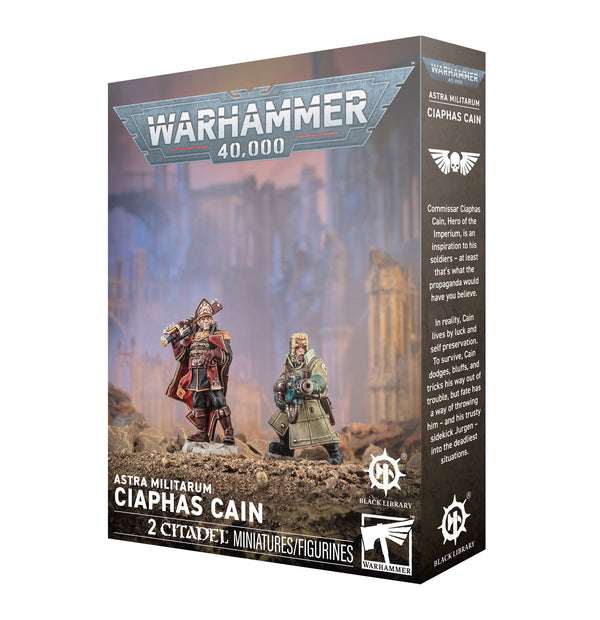 Games Workshop Warhammer 40K Astra Militarum Ciaphas Cain Plastic Box 47-92