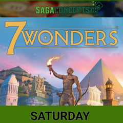 06/27/2026 Sat 7 Wonders - Casual Tournament - 8 seats - 10 am Tournament