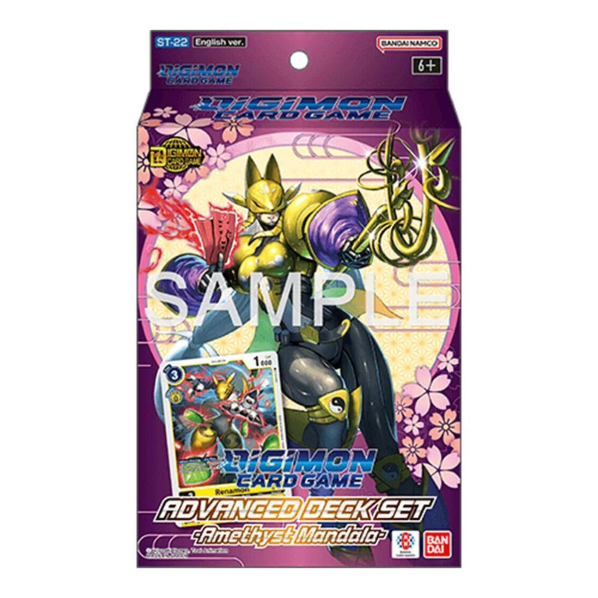 Digimon TCG Advanced Deck Amethyst Mandala ST22 Single Pack BAN2822841-1P
