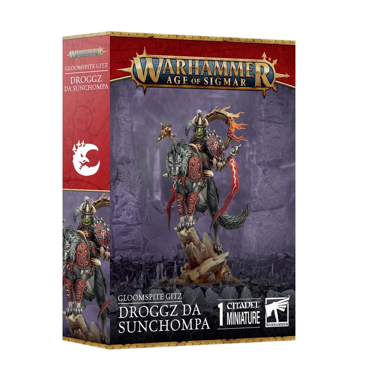 Games Workshop Warhammer Age of Sigmar Gloomspite Gitz Droggz da Sunchompa Web Exclusive