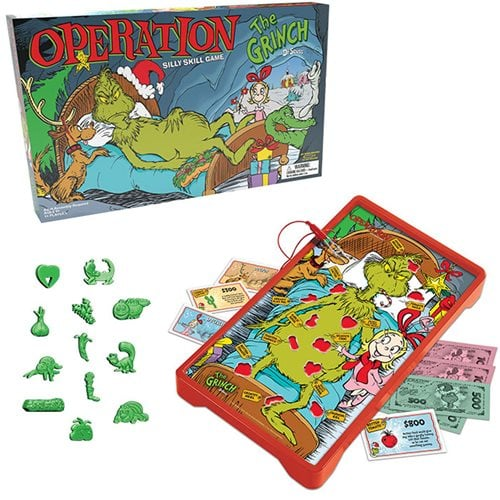 The OP USAopoly The Grinch Premium Dice Strategy Board Game USA-AC154-779