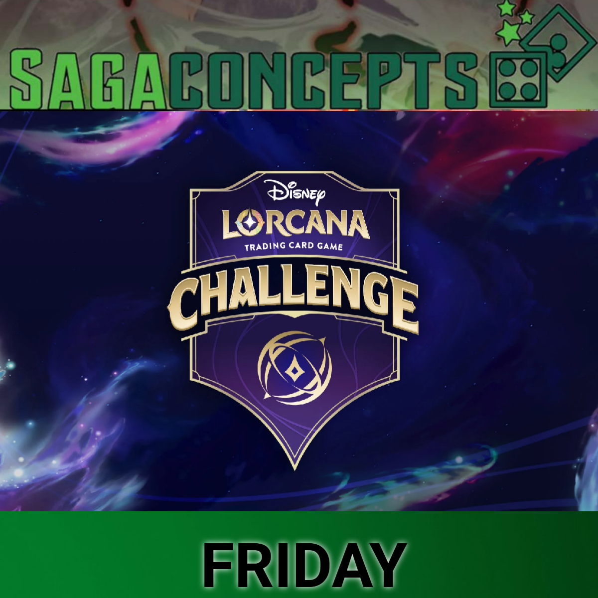 07/10/2026 Fri Lorcana TCG League Play! at 7 pm - 16 seats Tournament