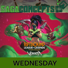 07/29/2026 Wed Riftbound TCG - Set 4 - Vendetta Pre-Rift - 20 Seats - Wednesday 7 pm Tournament Pre-Release