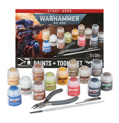 Games Workshop Warhammer 40K Paints and Tools Paint Set GW-2026-60-12