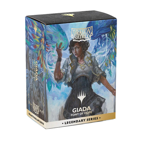 Dragon Shield Sleeves Dual Matte Art Legendary Series Typal Commanders Giada Font Of Hope (100Ct) ATMDSH16540