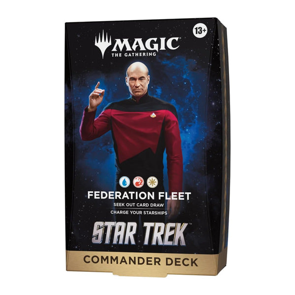 Magic the Gathering CCG Universes Beyond Star Trek Federation Fleet Commander Deck
