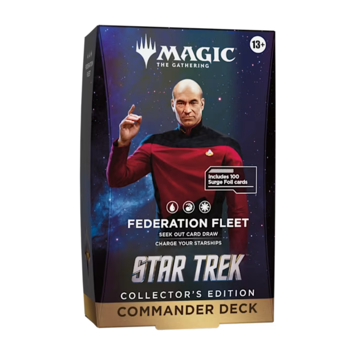 Magic the Gathering CCG Universes Beyond Star Trek Federation Fleet Commander Decks Collector's Edition